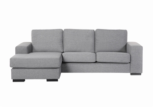Malmø sofa med chaiselong L243 - Lysegrå